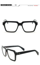 Load image into Gallery viewer, Trend Vintage Acetate Big Square Great Men Glasses Frame Women Optical Prescription Eyeglasses Wide Style Designer Eyewear