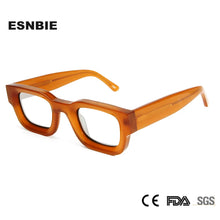 Load image into Gallery viewer, Trendy Handmade Acetate Punk Square Optical Glasses Frame Men Myopia Eyeglasses Prescription Eyewear Frames Lentes Opticos Para