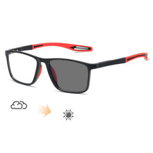 Load image into Gallery viewer, Trendy Intelligent Photochromic Myopia Glasses Men Color Changing Anti-blue Light Eyewear Unisex Optical Eyeglasses 0 To -4.0