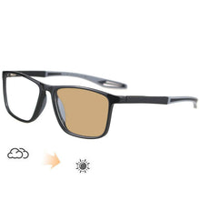 Load image into Gallery viewer, Trendy Intelligent Photochromic Myopia Glasses Men Color Changing Anti-blue Light Eyewear Unisex Optical Eyeglasses 0 To -4.0