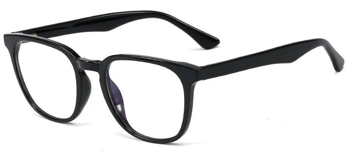 Trendy Office Anti Blue Light Glasses Transparent Square Women's Glasses Frame Vision Care Gaming Computer Eyeglasses UV400