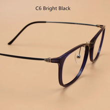Load image into Gallery viewer, Tungsten Titanium Glasses Men's Brand Vintage Optical Clear Glasses Frames Women Square Elegantl Myopia Optical Eyeglasses