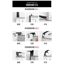 Load image into Gallery viewer, Tungsten carbon plastic steel TR90 glasses legs glasses legs a pair of black single teeth 1.2 series glasses accessories data co