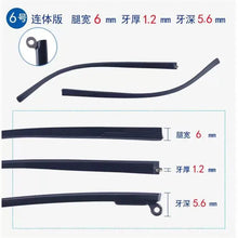 Load image into Gallery viewer, Tungsten carbon plastic steel TR90 glasses legs glasses legs a pair of black single teeth 1.2 series glasses accessories data co
