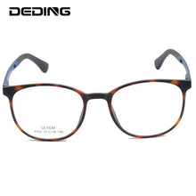 Load image into Gallery viewer, ULTEM Glasses Frame Women Ultralight Round Glasses Prescription Optical Myopia Eyeglasses Frame Men Eyewear DD1518