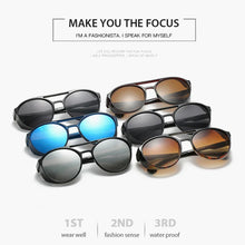 Load image into Gallery viewer, UV400 Punk Sun Glasses - Men&#39;s Retro Style Sunglasses by MUSELIFE