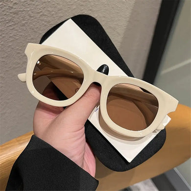 UV400 Square Sunglasses Trendy Colorful Popular Jelly Green Sun Glasses Punk Shades for Women & Men