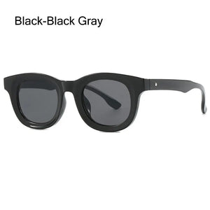 UV400 Square Sunglasses Trendy Colorful Popular Jelly Green Sun Glasses Punk Shades for Women & Men