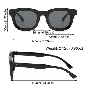 UV400 Square Sunglasses Trendy Colorful Popular Jelly Green Sun Glasses Punk Shades for Women & Men