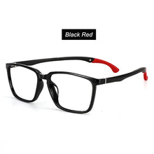 Load image into Gallery viewer, UVLAIK TR90 Glasses Frame Men Sports Flexible Adjustable Ear Hook Eyeglasses Lens Black Business Myopia Prescription Glass