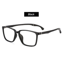 Load image into Gallery viewer, UVLAIK TR90 Glasses Frame Men Sports Flexible Adjustable Ear Hook Eyeglasses Lens Black Business Myopia Prescription Glass