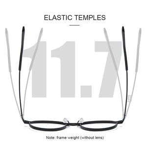 UVLAIK Ultralight Pure Titanium Glasses Frame Women Round Eyewear Men Myopia Optical Prescription Eyeglasses Japanese Designer
