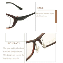 Load image into Gallery viewer, Ultem Men&#39;S Spectacle Frame Pei Titanium Square Ultralight Sports Glasses Frame Male Myopia Lunette De Vue Homme Goggles