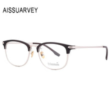Load image into Gallery viewer, Ultem Metal Eyeglasses Frames for Men Women Simple Business Light Eye Glasses Optical Prescription Rectangle Glasses Classic New