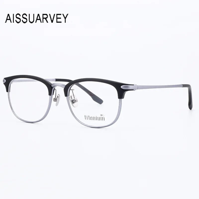 Ultem Metal Eyeglasses Frames for Men Women Simple Business Light Eye Glasses Optical Prescription Rectangle Glasses Classic New