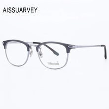 Load image into Gallery viewer, Ultem Metal Eyeglasses Frames for Men Women Simple Business Light Eye Glasses Optical Prescription Rectangle Glasses Classic New