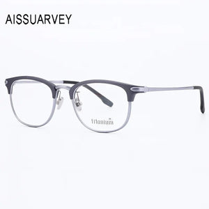 Ultem Metal Eyeglasses Frames for Men Women Simple Business Light Eye Glasses Optical Prescription Rectangle Glasses Classic New