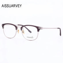 Load image into Gallery viewer, Ultem Metal Eyeglasses Frames for Men Women Simple Business Light Eye Glasses Optical Prescription Rectangle Glasses Classic New