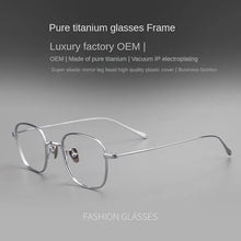 Load image into Gallery viewer, Ultra-Light Pure Titanium Eyeglasses Frame Men Women Square Small Frame Eyeglasses High Number Prescription Myopia Glasses Frame