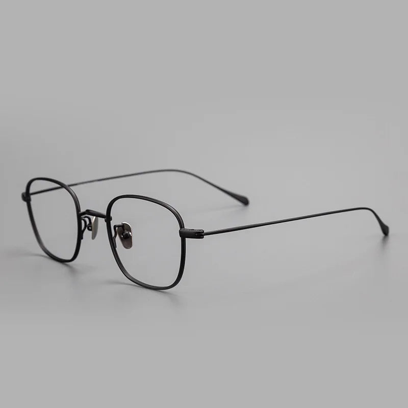 Ultra-Light Pure Titanium Eyeglasses Frame Men Women Square Small Frame Eyeglasses High Number Prescription Myopia Glasses Frame