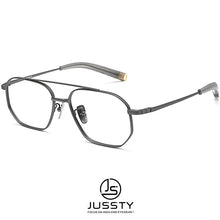 Load image into Gallery viewer, Ultra Light Pure Titanium Optical Glasses Men Big Frame Prescription Eyeglasse Myopia Square Brand Designer Spectacles Frame