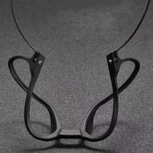 Carica l&#39;immagine nel visualizzatore di Gallery, Ultra-Light Pure Titanium Reading Glasses Men Outdoor Blue Light Blocking Hyperopia Glasses Business Large Frame Eyeglasses New
