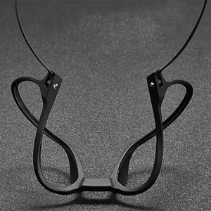 Ultra-Light Pure Titanium Reading Glasses Men Outdoor Blue Light Blocking Hyperopia Glasses Business Large Frame Eyeglasses New
