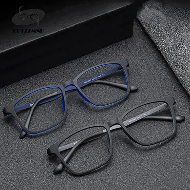 Ultra-Light Pure Titanium Reading Glasses Men Outdoor Blue Light Blocking Hyperopia Glasses Business Large Frame Eyeglasses New