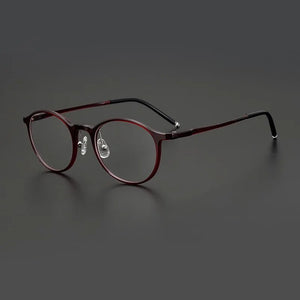 Ultra Light Retro Oval Frame Women's Fine frame computer glasses UV protection Optical prescription frames