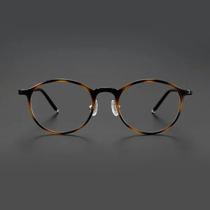 Ultra Light Retro Oval Frame Women's Fine frame computer glasses UV protection Optical prescription frames
