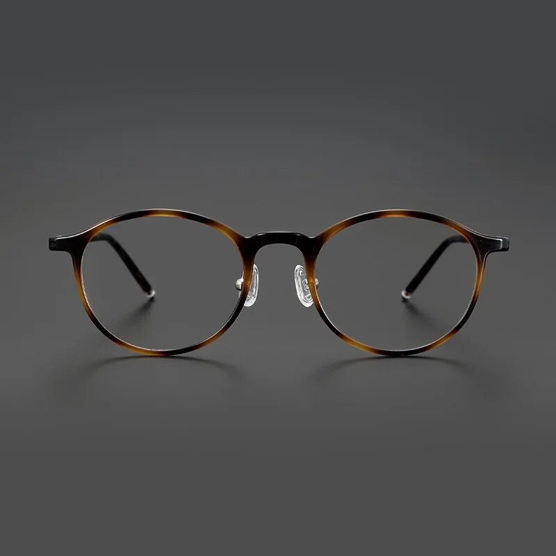 Ultra Light Retro Oval Frame Women's Fine frame computer glasses UV protection Optical prescription frames
