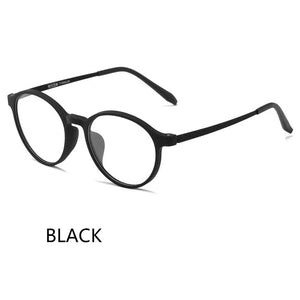 Ultra Light Round Comfortable Man Alloy Eyeglasses TR90  Optical Prescription Glasses Frame Men