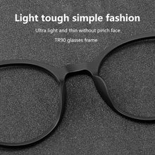 Load image into Gallery viewer, Ultra Light Round Comfortable Man Alloy Eyeglasses TR90  Optical Prescription Glasses Frame Men