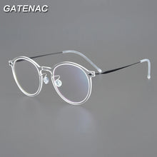 Load image into Gallery viewer, Ultra Light Titanium Glasses Frame Men Prescription Transparent Optical Myopia Eyeglasses Frame Women Denmark Brand Eyewear