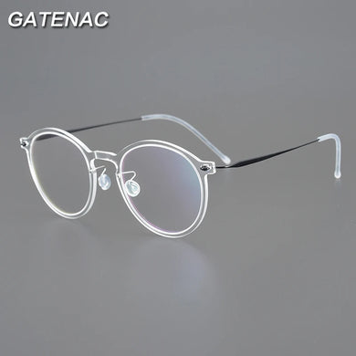 Ultra Light Titanium Glasses Frame Men Prescription Transparent Optical Myopia Eyeglasses Frame Women Denmark Brand Eyewear