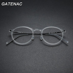 Ultra Light Titanium Glasses Frame Men Prescription Transparent Optical Myopia Eyeglasses Frame Women Denmark Brand Eyewear