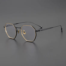 Load image into Gallery viewer, Ultra Light Vintage Pure Titanium Eyeglasses Frame Men Japan Prescription Myopia Glasses Frame Women Retro   Brand Eyewear
