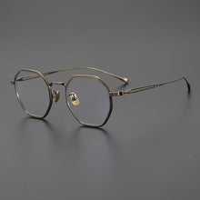 Load image into Gallery viewer, Ultra Light Vintage Pure Titanium Eyeglasses Frame Men Japan Prescription Myopia Glasses Frame Women Retro   Brand Eyewear
