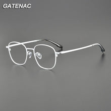 Load image into Gallery viewer, Ultra Light Vintage Pure Titanium Eyeglasses Frame Men Japan Retro Prescription Myopia Glasses Frame Women   Brand Eyewear