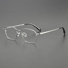 Load image into Gallery viewer, Ultra Light Vintage Pure Titanium Eyeglasses Frame Men Retro Square Prescription Myopia Glasses Frame Women   Brand Eyewear