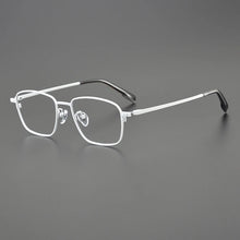 Load image into Gallery viewer, Ultra Light Vintage Pure Titanium Eyeglasses Frame Men Retro Square Prescription Myopia Glasses Frame Women   Brand Eyewear
