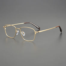 Load image into Gallery viewer, Ultra Light Vintage Pure Titanium Eyeglasses Frame Men Retro Square Prescription Myopia Glasses Frame Women   Brand Eyewear