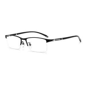 Ultra-light Alloy Business Square Glasses Frame Retro Optical Prescription Eyeglasses Men And Woman Full Frame Half Frame