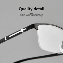 Load image into Gallery viewer, Ultra-light Alloy Business Square Glasses Frame Retro Optical Prescription Eyeglasses Men And Woman Full Frame Half Frame