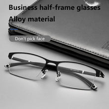 Load image into Gallery viewer, Ultra-light Alloy Business Square Glasses Frame Retro Optical Prescription Eyeglasses Men And Woman Full Frame Half Frame