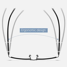 Load image into Gallery viewer, Ultra-light Alloy Business Square Glasses Frame Retro Optical Prescription Eyeglasses Men And Woman Full Frame Half Frame