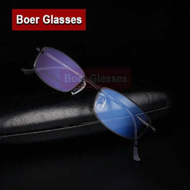 Ultra-light Titanium Full Rim classic Eyewear Glasses Optical Frame Myopia Prescription Lens Men's  8117