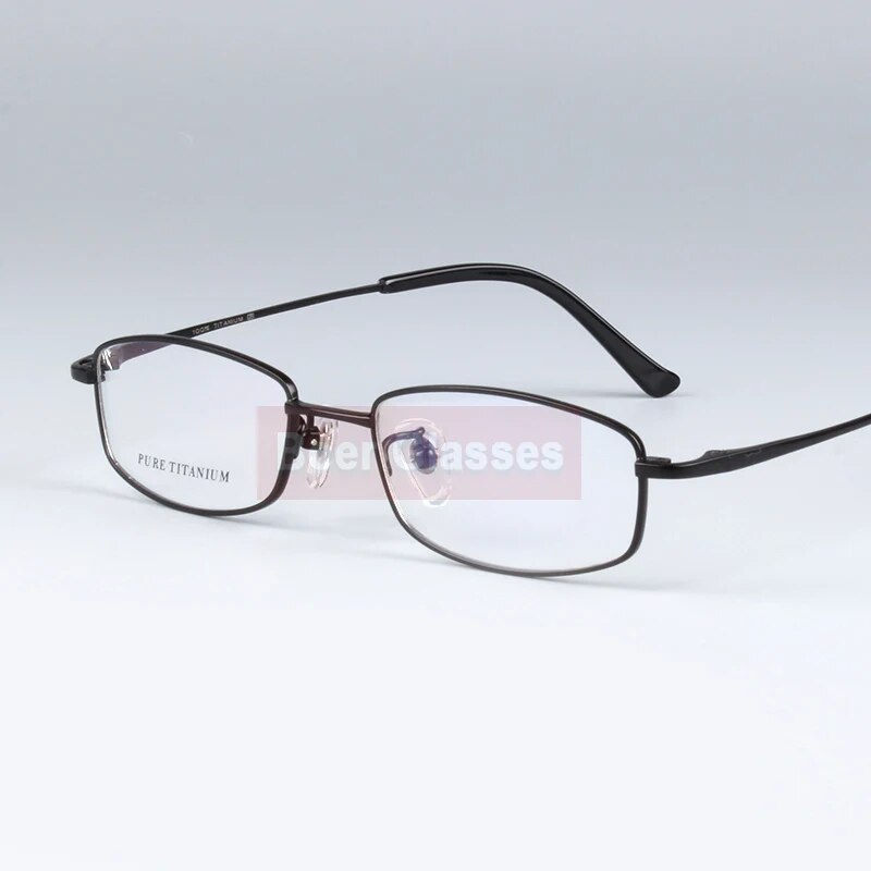 Ultra-light Titanium Full Rim classic Eyewear Glasses Optical Frame Myopia Prescription Lens Men's  8117