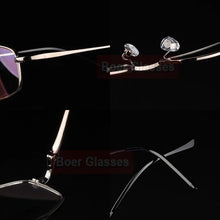Load image into Gallery viewer, Ultra-light Titanium Full Rim classic Eyewear Glasses Optical Frame Myopia Prescription Lens Men&#39;s  8117