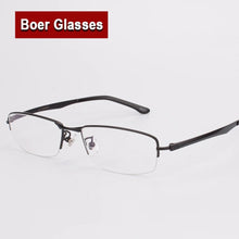 Load image into Gallery viewer, Ultra-light Titanium Half Rim Eyewear Glasses Optical Frame Myopia Prescription Lens Men 8806